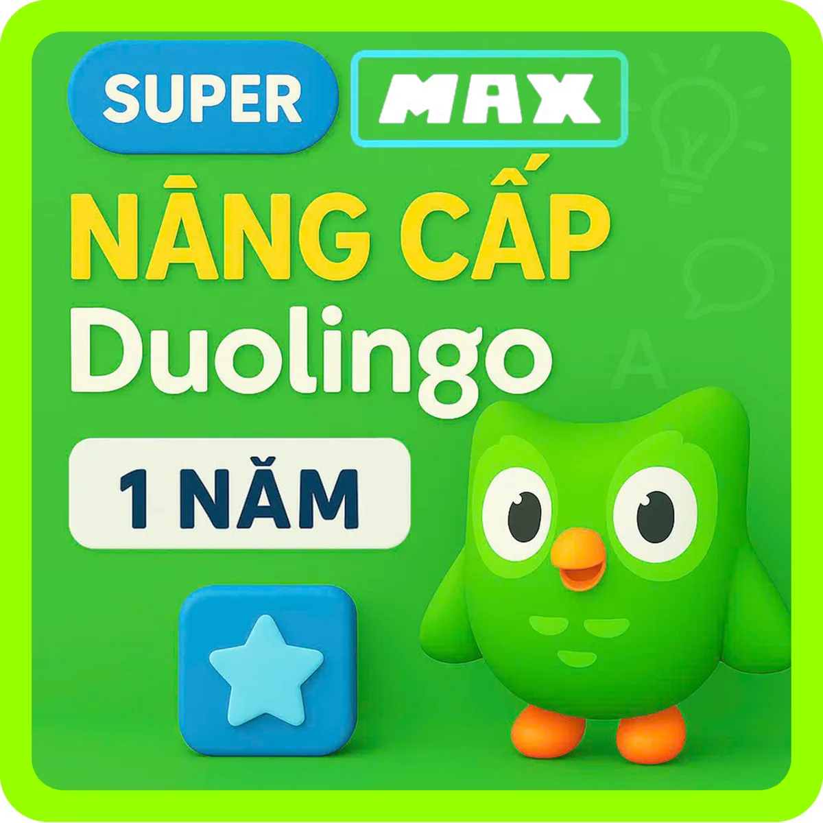 NÂNG CẤP DUOLINGO SUPER, DUOLINGO MAX CHÍNH CHỦ - BẢO HÀNH FULL 24/7