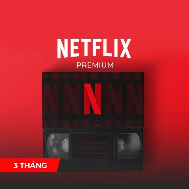 TÀI KHOẢN NETFLIX PREMIUM/CAO CẤP — CHẤT LƯỢNG 4K SẮC NÉT - DÙNG CHUNG 2NG/1 USER - 1 THÁNG