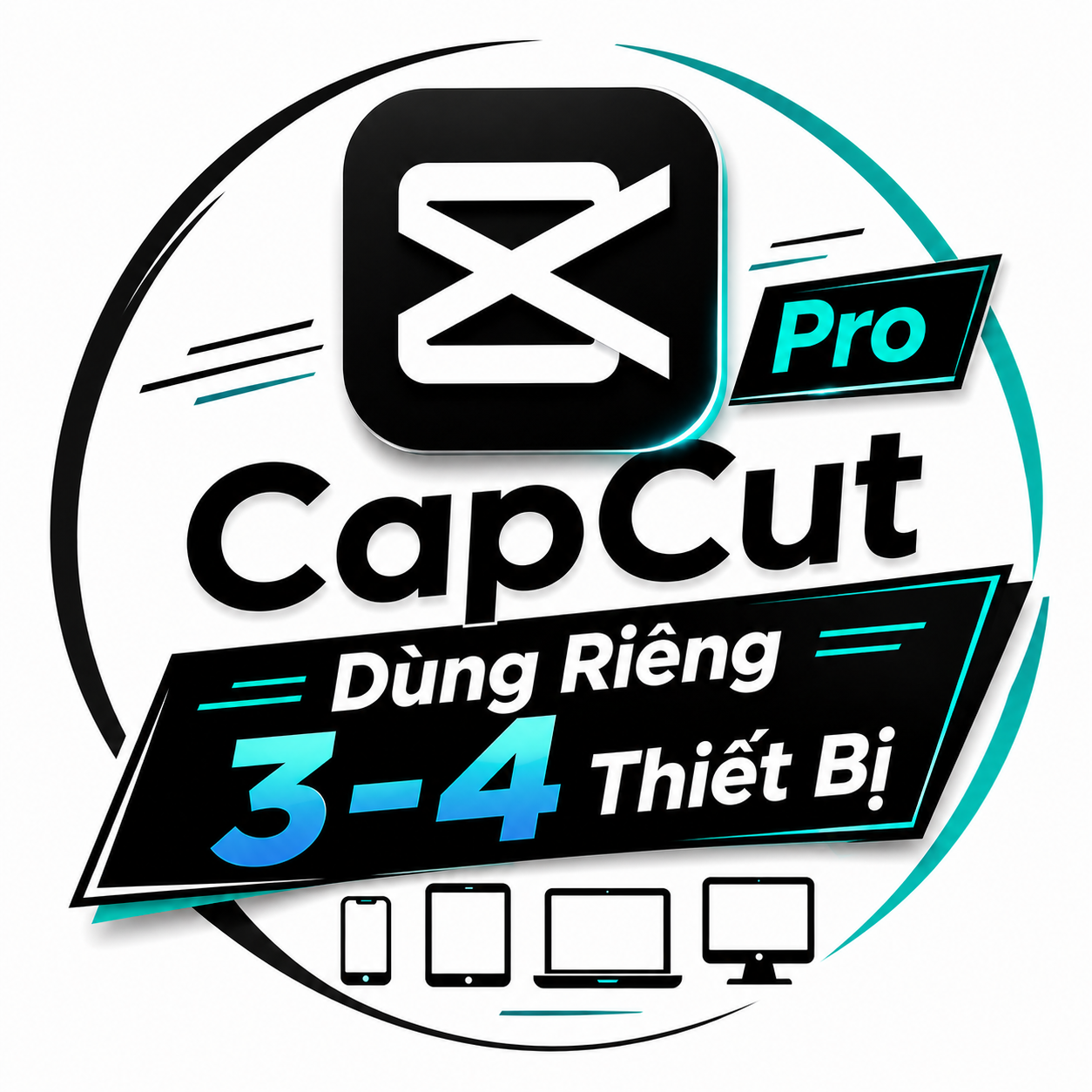 Tài Khoản CapCut Pro 7 - 35 Ngày  Dùng Riêng Log In 2-3 Thiết Bị, Bảo Hành Full Time