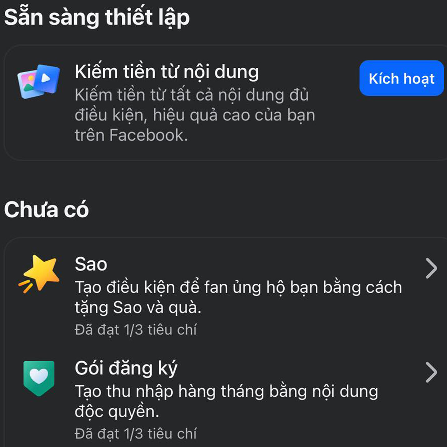 Page Facebook Bật kiếm tiền (Page CM) giá rẻ, có số lượng,bảo hành back 2 tháng