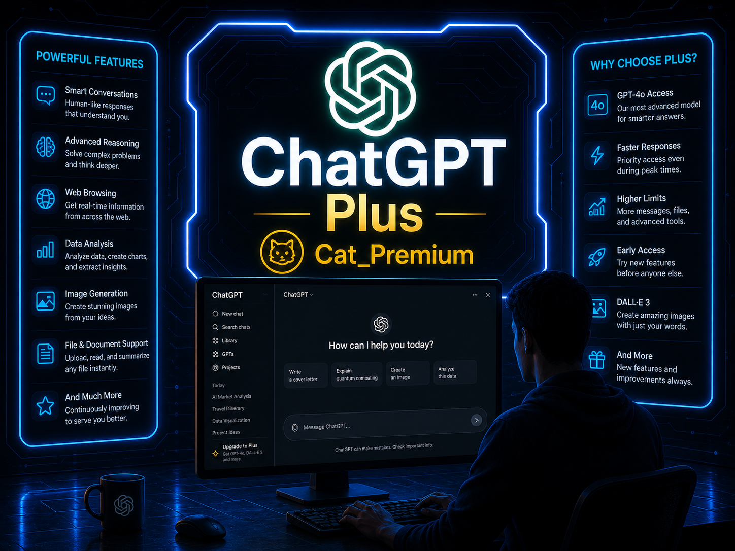 Nâng Cấp Chat GPT Plus 1 Tháng Giá Rẻ Bảo Hành Full Time