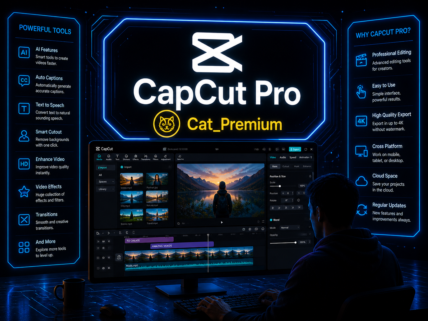 CAPCUT PRO DÙNG RIÊNG 2-3 THIẾT BỊ GIÁ RẺ ( KHÔNG DÙNG CHUNG )