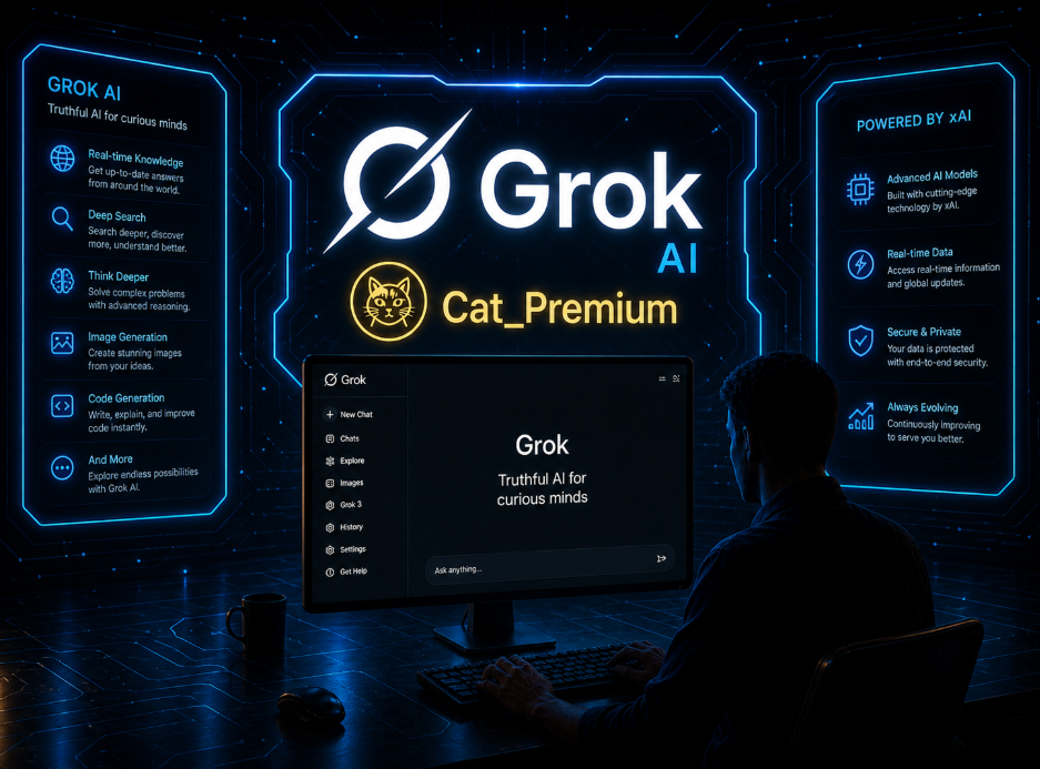 TÀI KHOẢN SUPRE GROK AI 1 THÁNG - 1 NĂM GIÁ RẺ BẢO HÀNH FULL TIME