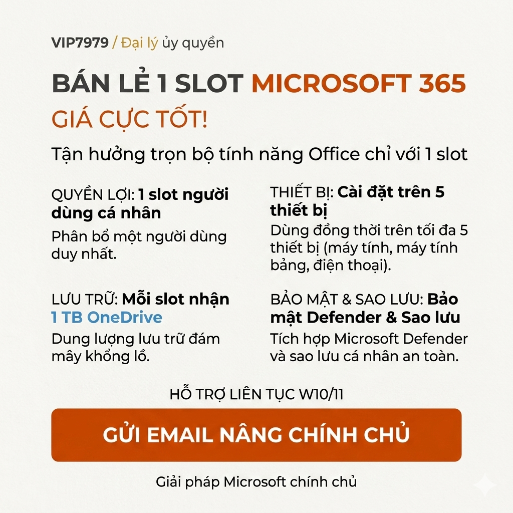Microsoft Office 365 Family | Chính Hãng | Nâng Chính Chủ | Bảo Hành Dài