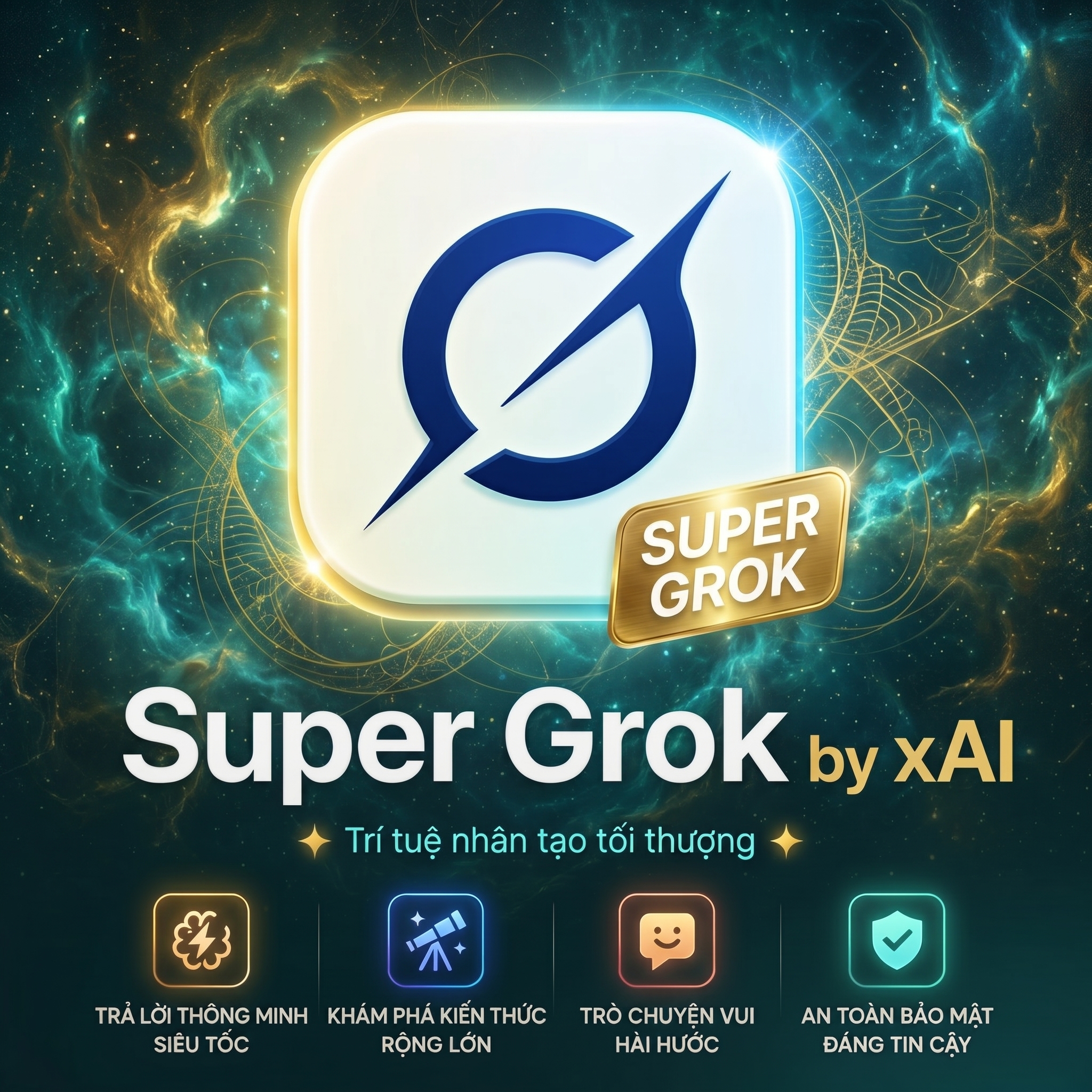 Grok Super - Dùng Riêng - Bảo hành (7 Ngày -30 Ngày)