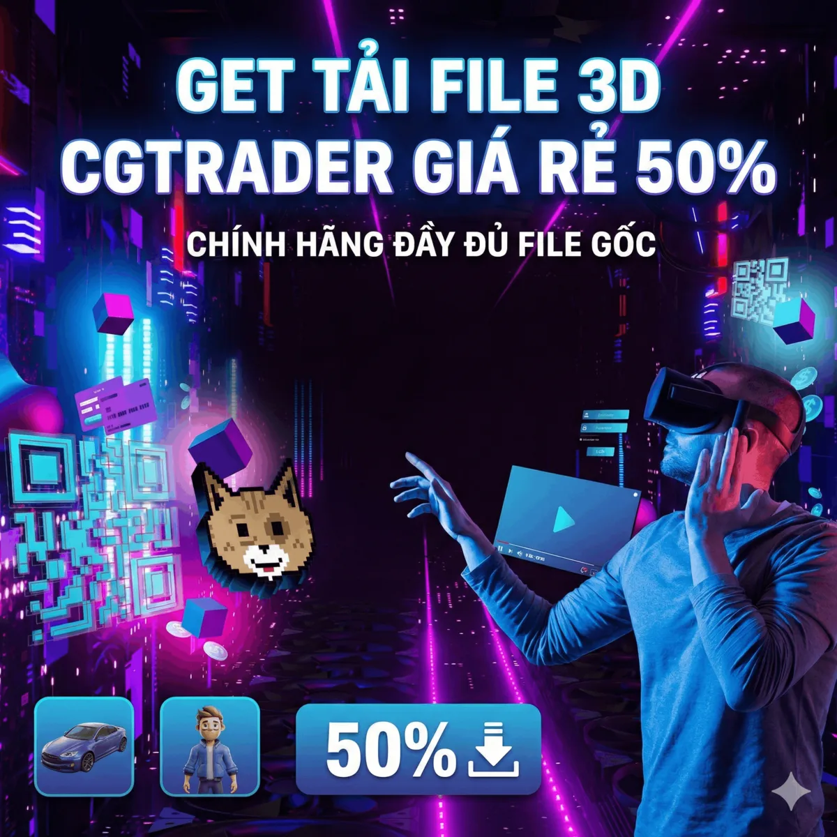 Get tải file 3D GTrader giá rẻ 50% chính hãng đầy đủ file gốc