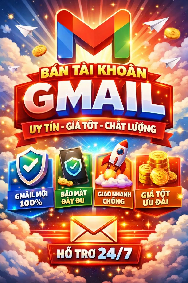 🔥 GMAIL NEW REG TAY – UY TÍN – GIÁ RẺ 🔥