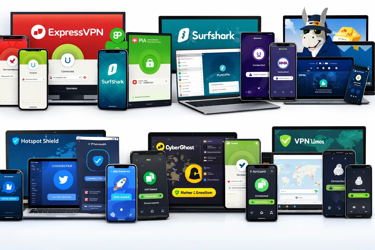 VPN 1 tháng - Express, PIA, HMA, SurfShark...