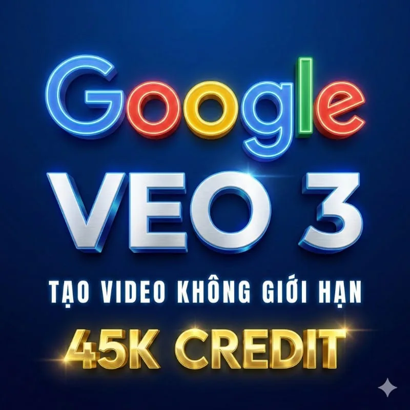 VEO3 ULTRA 45000 CREDIT - TẠO VIDEO KHÔNG GIỚI HẠN