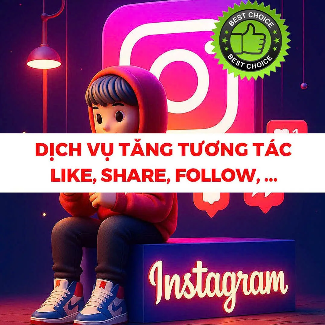 TĂNG TƯƠNG TÁC INSTAGRAM LOẠI VIP - TĂNG LIKE - TĂNG FOLLOW - TĂNG VIEW REEL (BẢO HÀNH 24/7)