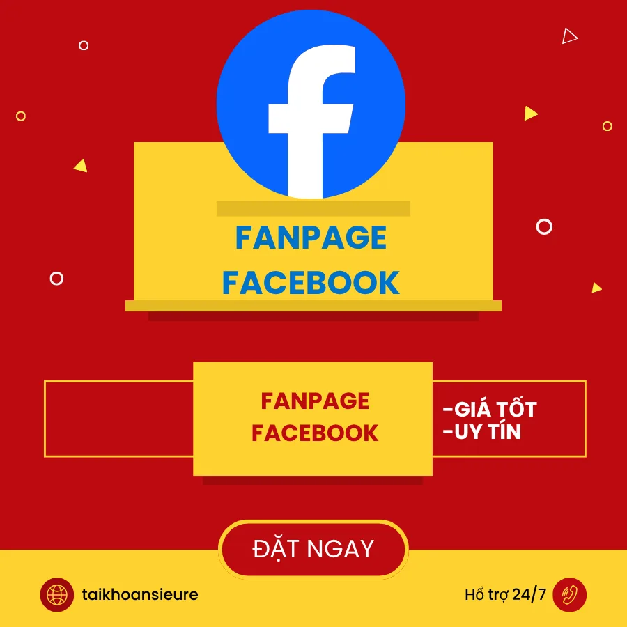 Fanpage - Page trắng - Trắng có Follow, like sẵn (bao đổi tên) - Phân loại theo năm, số follow