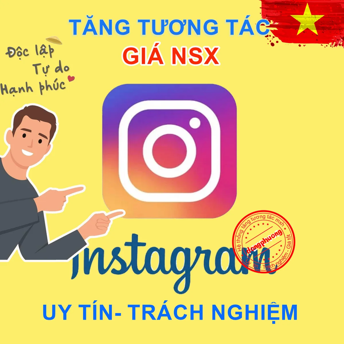 TĂNG TƯƠNG TÁC INSTAGRAM  XỊN– GIÁ NSX