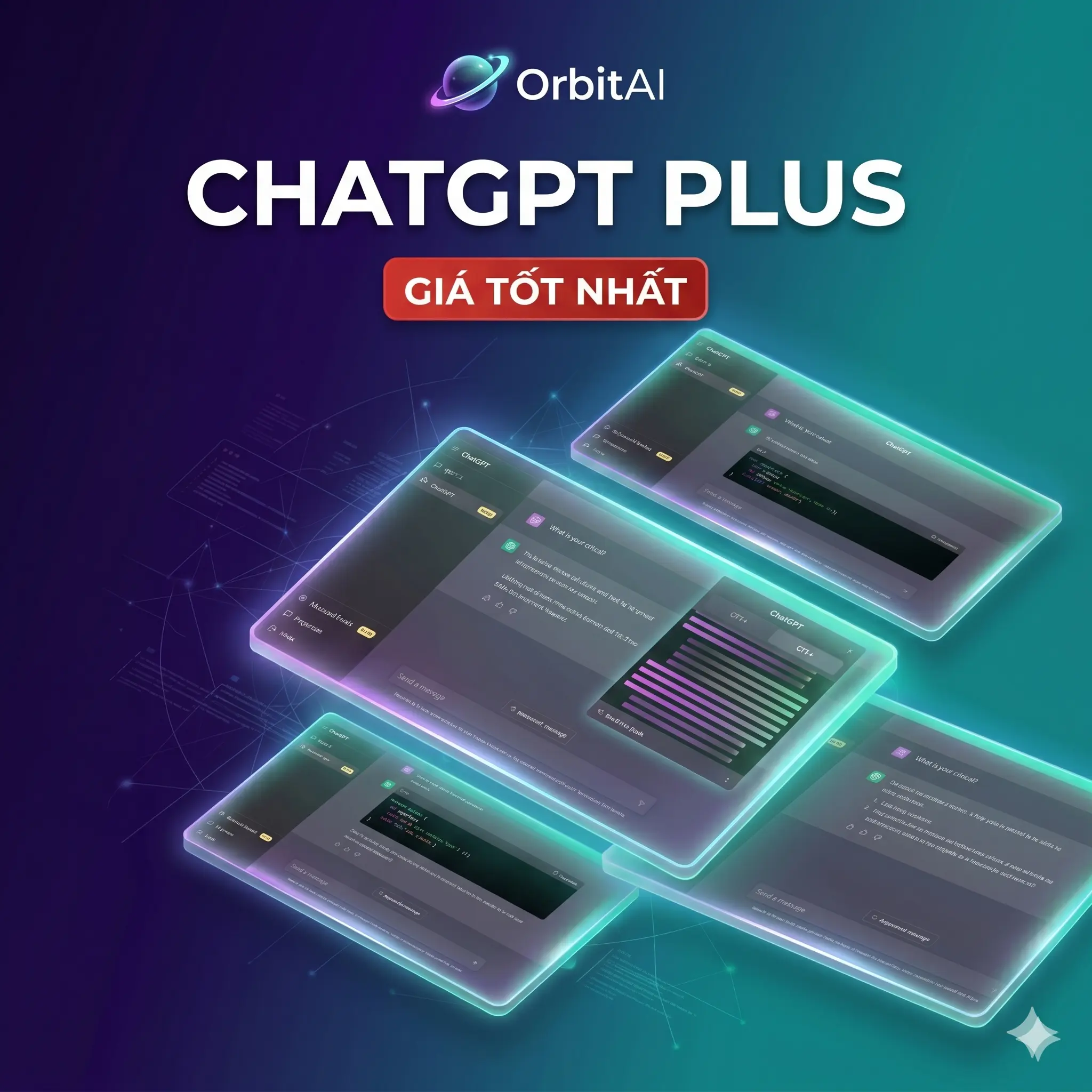 TÀI KHOẢN CHATGPT PLUS/GO/PRO NÂNG CHÍNH CHỦ - GIÁ TỐT NHẤT THỊ TRƯỜNG