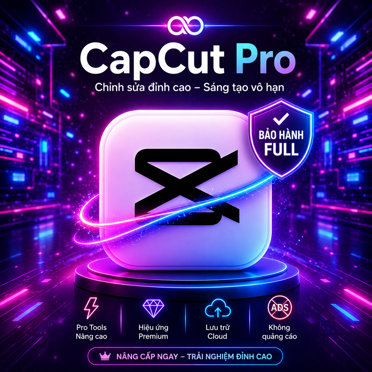 Tài Khoản CapCut Pro 7-35 Ngày Dùng Riêng