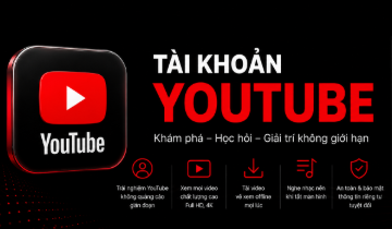 Youtube Premium 1 tháng chính chủ BHF