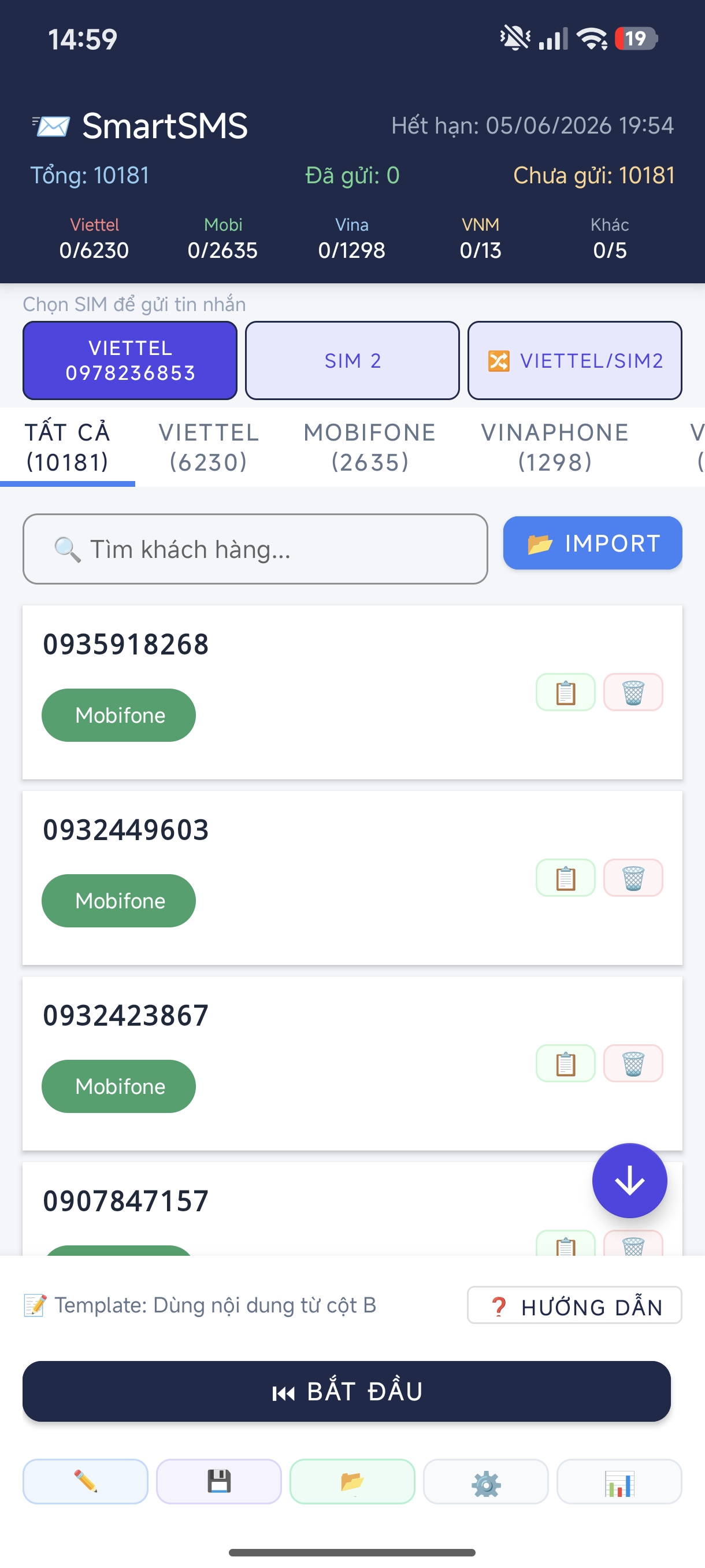 – GỬI SMS HÀNG LOẠT TỪ EXCEL (CÁ NHÂN HÓA NỘI DUNG) Marketing