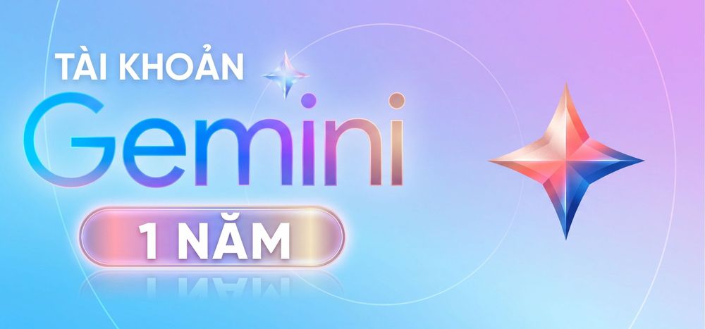 Google 5TB AI Gemini Pro 12 tháng