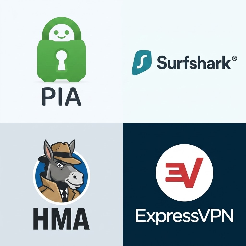 Tài Khoản PIA, Surfshark, HMA, Express VPN Giá Rẻ