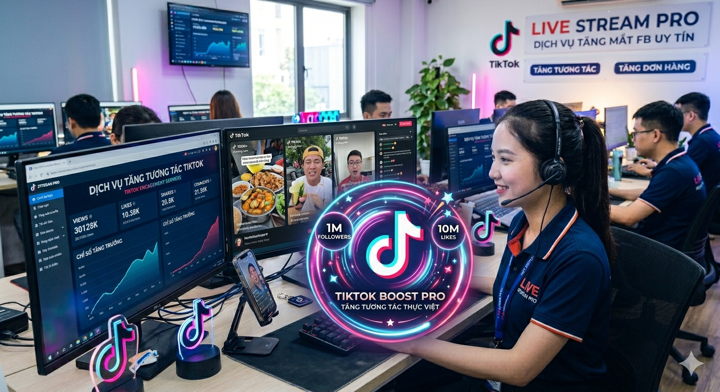 Tăng tương tác Tiktok Việt