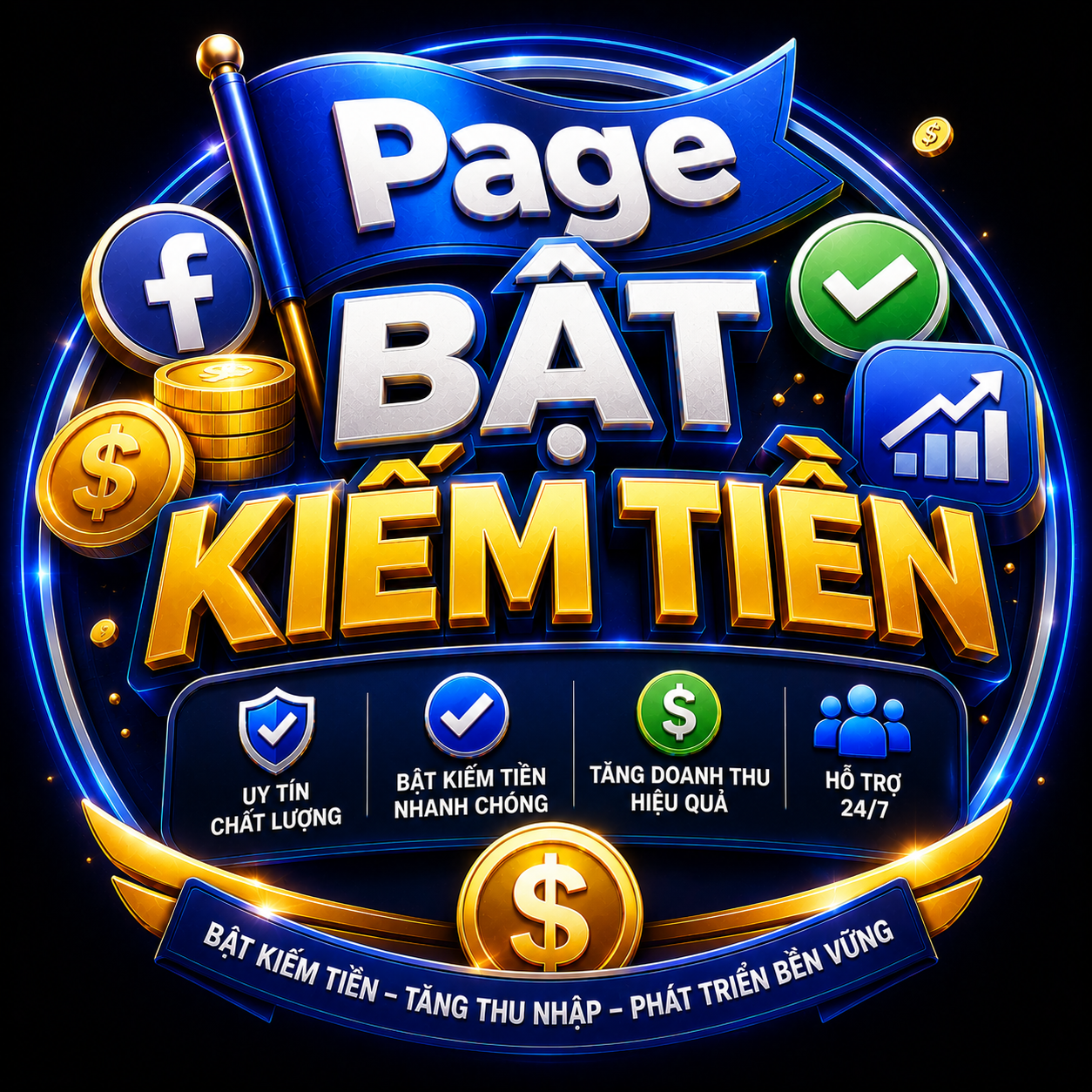 Page Bật Kiếm Tiền