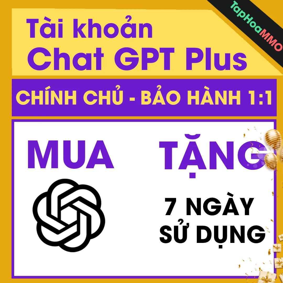 TÀI KHOẢN GPT PLUS GIÁ NSX