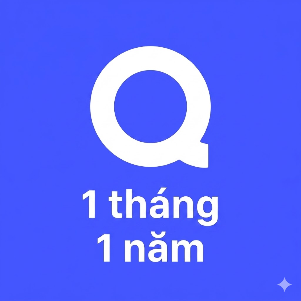 Quizlet plus 1 tháng | 1 năm nâng cấp cá nhân