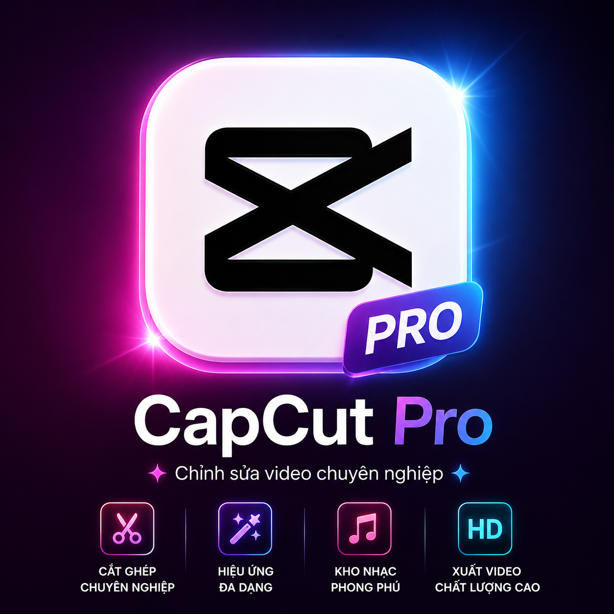 CAPCUT Pro Team - Chính Chủ - Bảo hành 30 Ngày