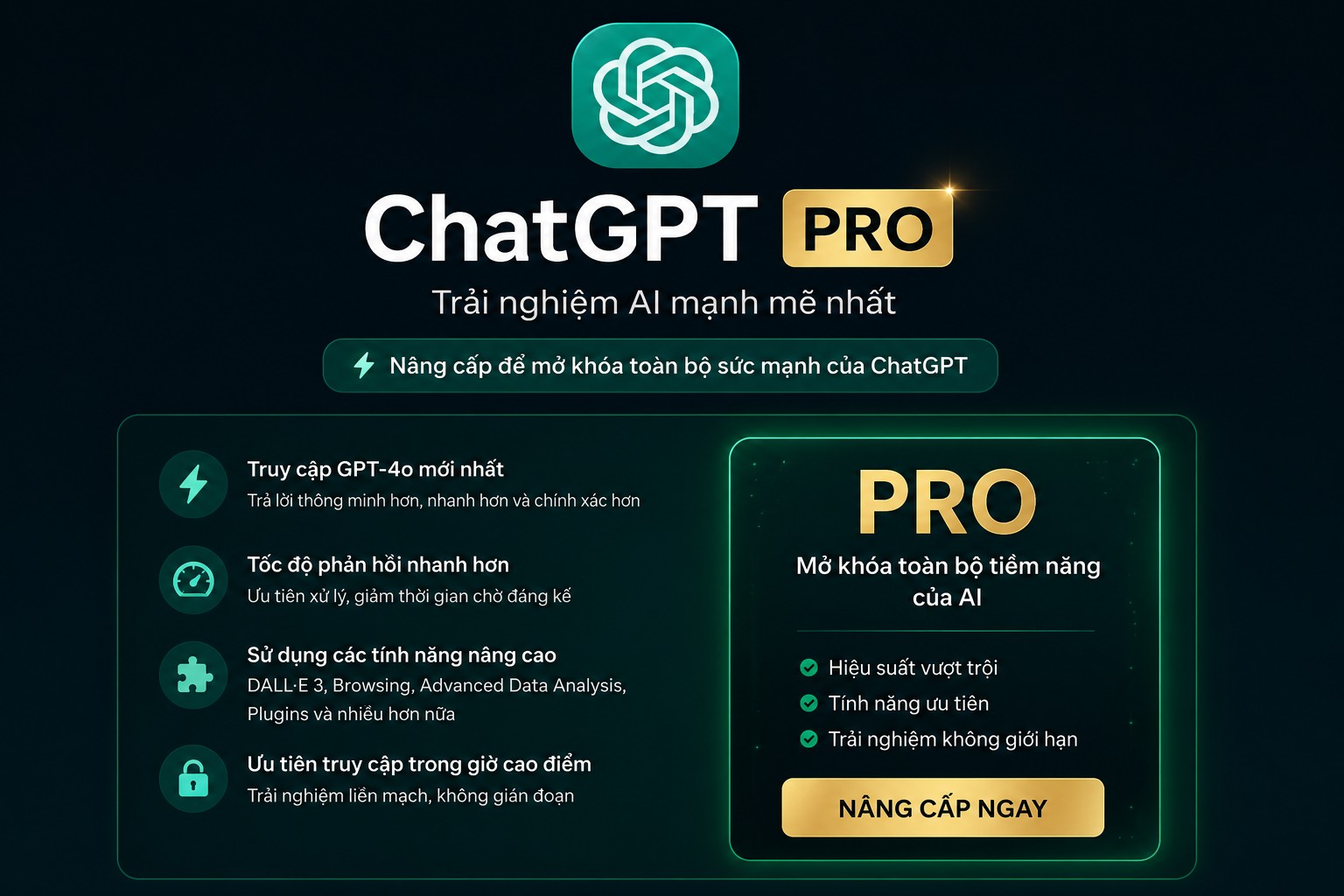 TÀI KHOẢN CHAT GPT PRO , PLUS ,EDU