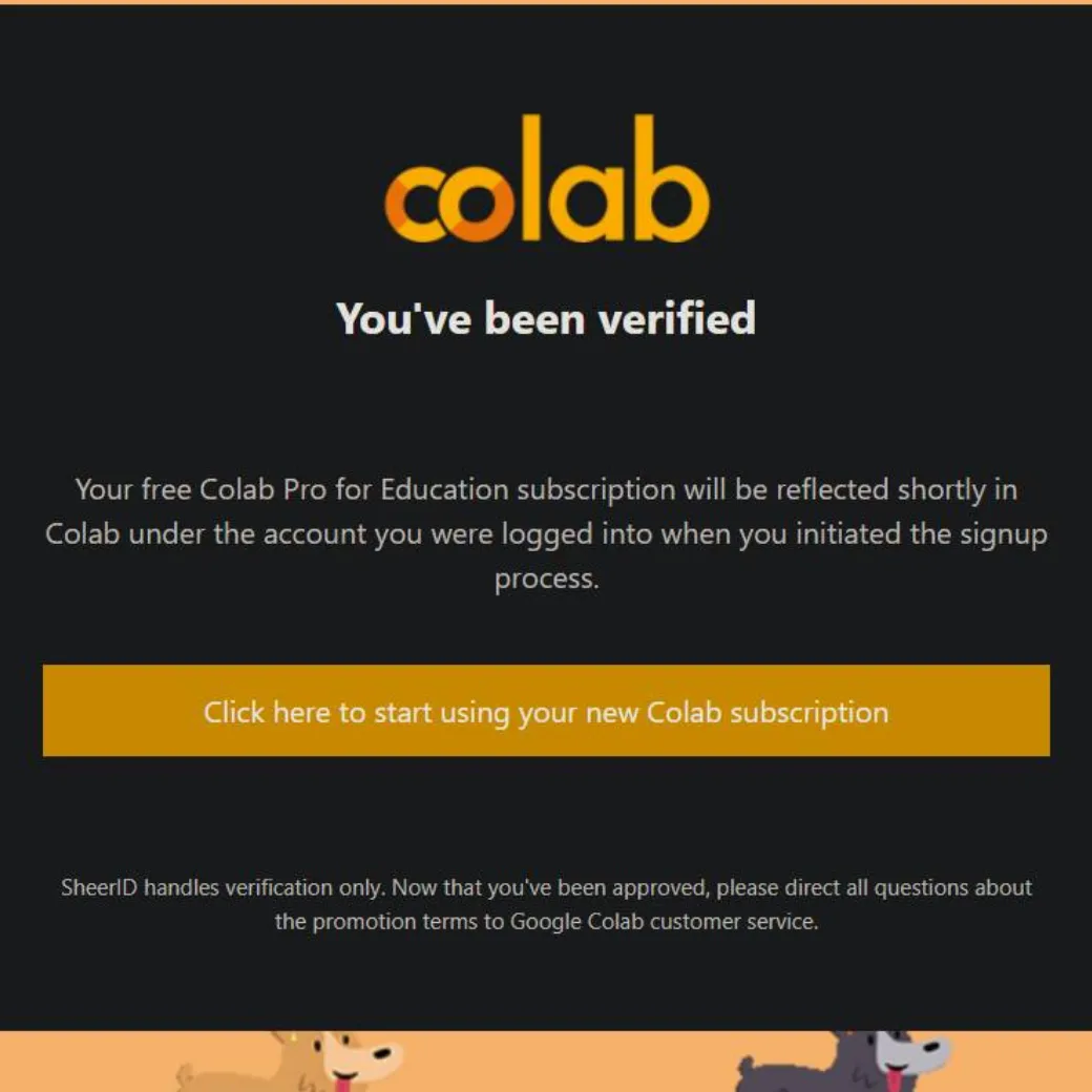 Google Colab PRO EDU 12 tháng chính chủ mail của bạn